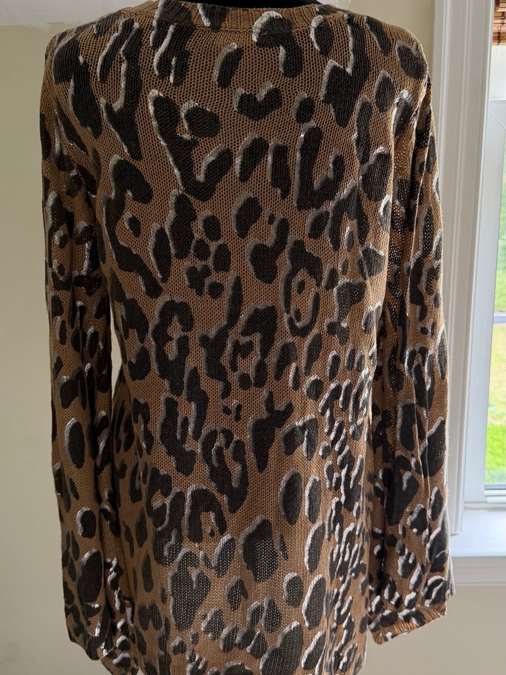 Show Me Your Mumu Festibel Leopard Print Women's Sweater